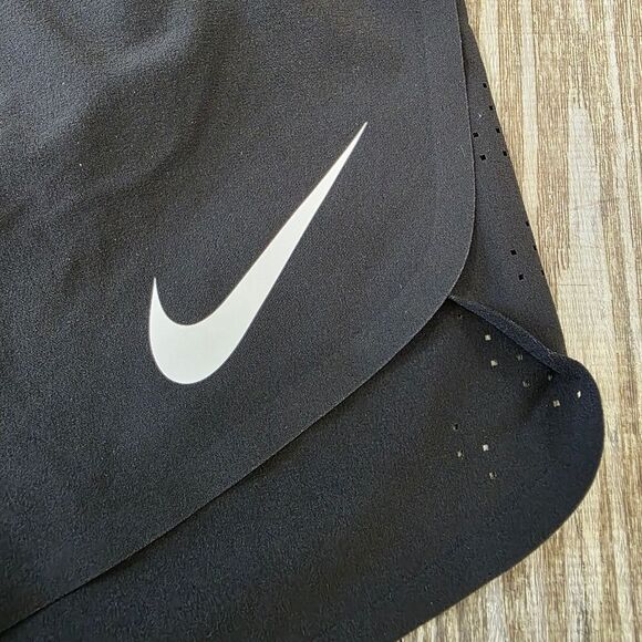 Nike Aeroswift DRI-FIT ADV 2" Lined Running Shorts L Black White FN3349-010 New - Picture 2 of 13